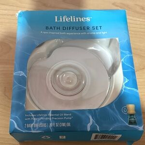 Aromatic Bath Diffuser Set - White
